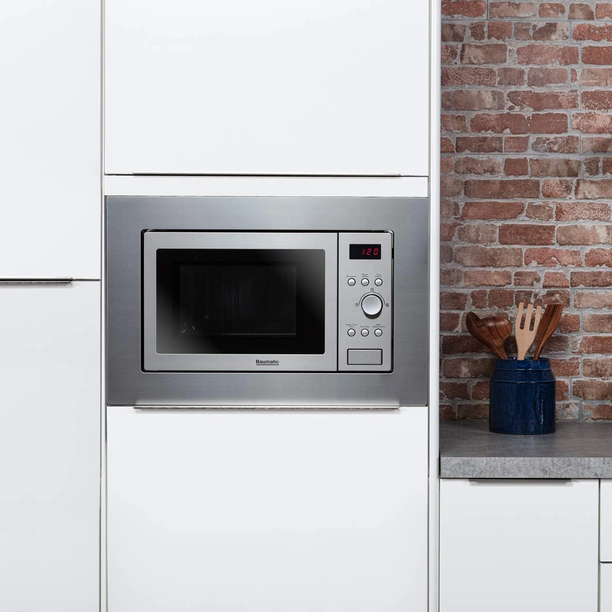 Baumatic Built-In Microwave 20L – 800W, 8 Programs Stainless Steel BMIS3820 - Image 7