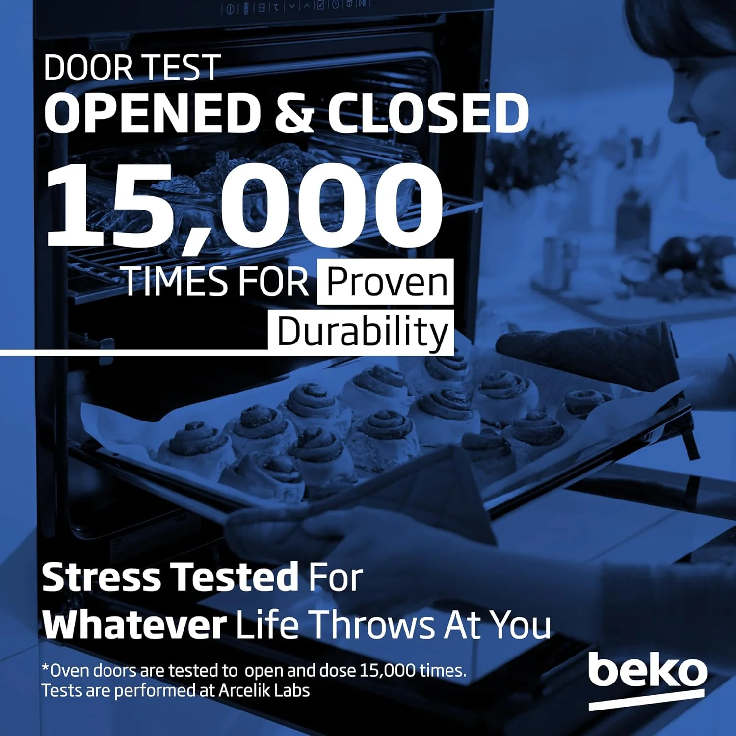 Beko Freestanding Electric Cooker 90x60cm – 5 Zones 111L Oven A+ Energy SteamShine BGM30203EX - Image 7