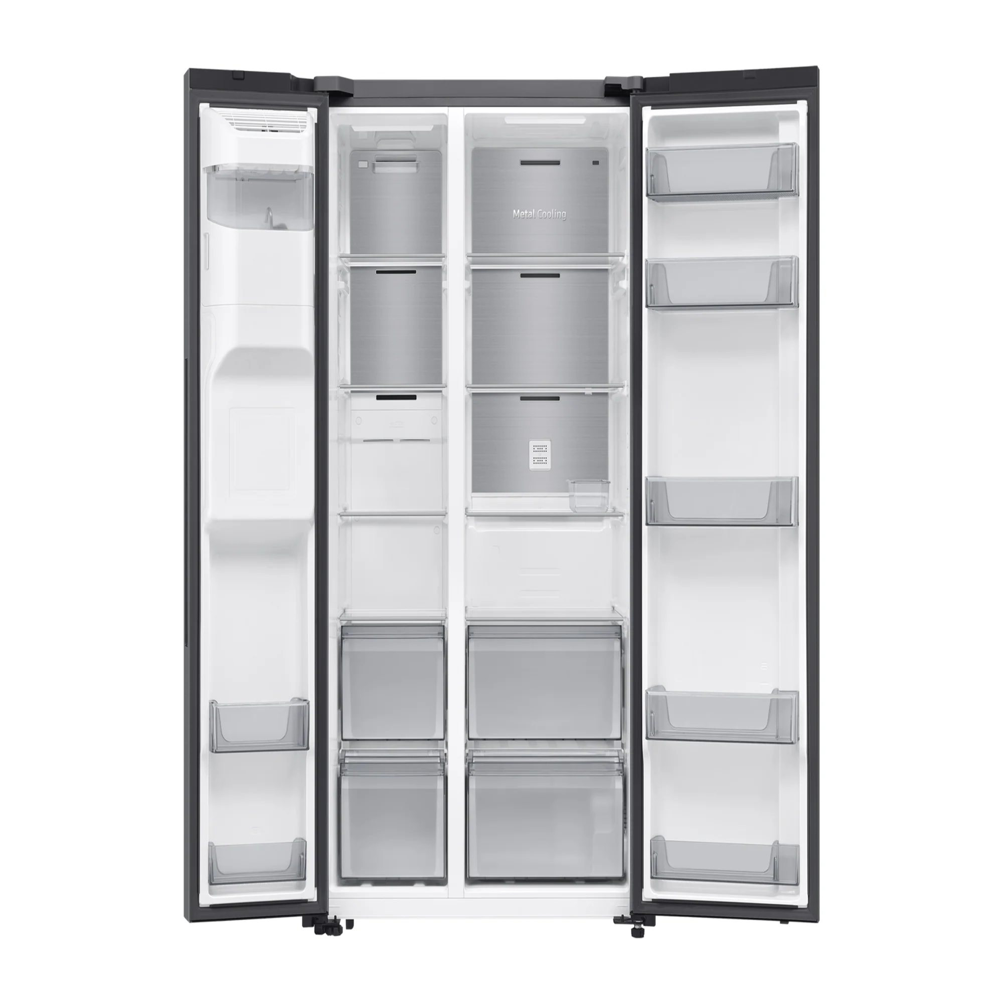 Samsung, 635L, AI Side by Side Refrigerator Black RS70F64K1TA - Image 4