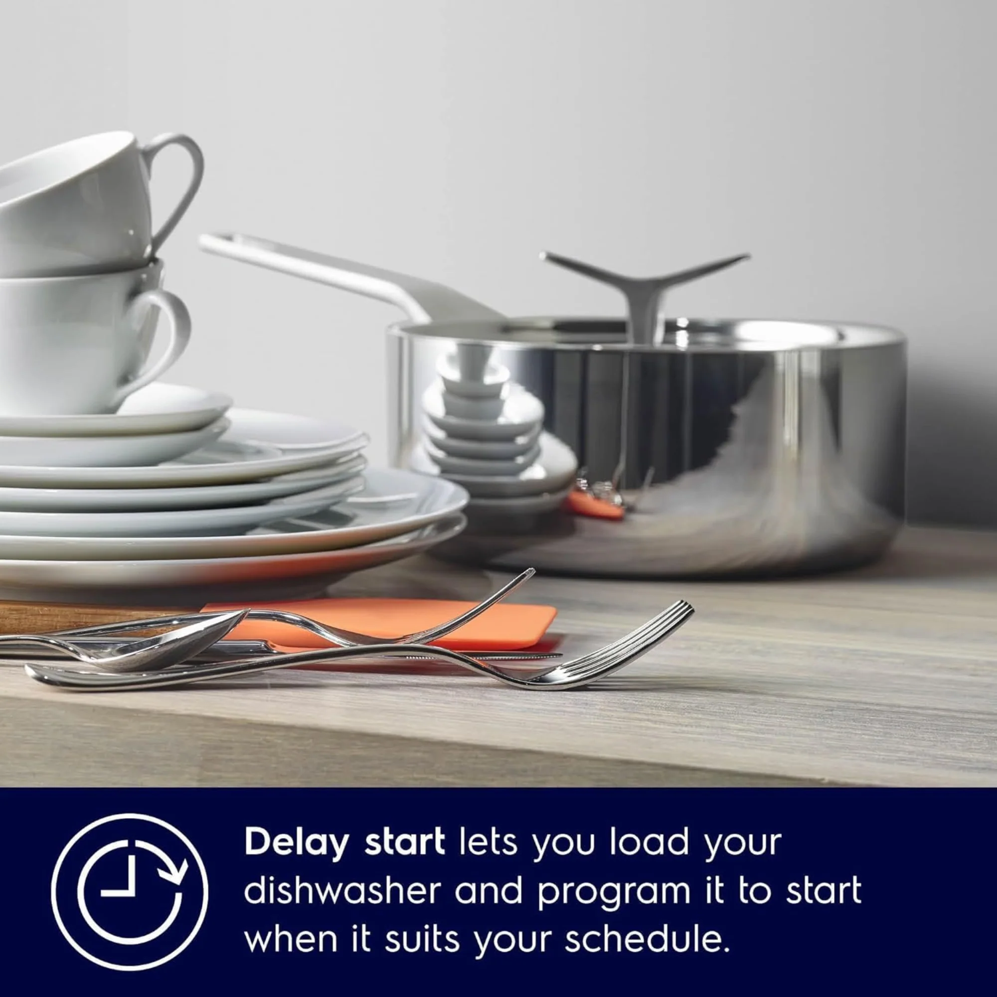 Electrolux 13 Place Settings Freestanding Dishwasher – 6 Programs Inverter Motor AirDry Technology Delay Start ESF5513LOX - Image 8