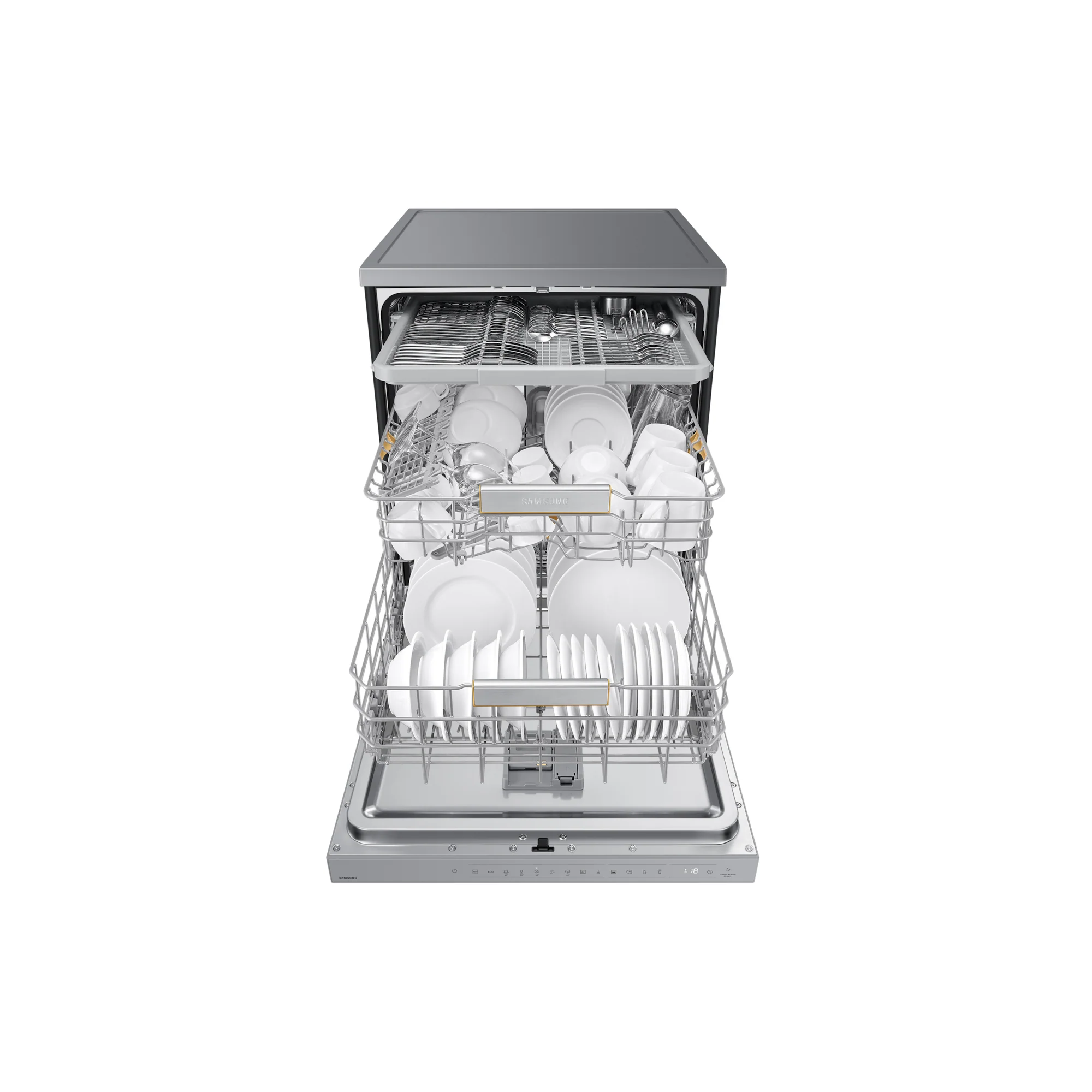 Samsung Freestanding Dishwasher with Energy Efficiency and WaterJet Clean DW60DG790FSLGU - Image 3
