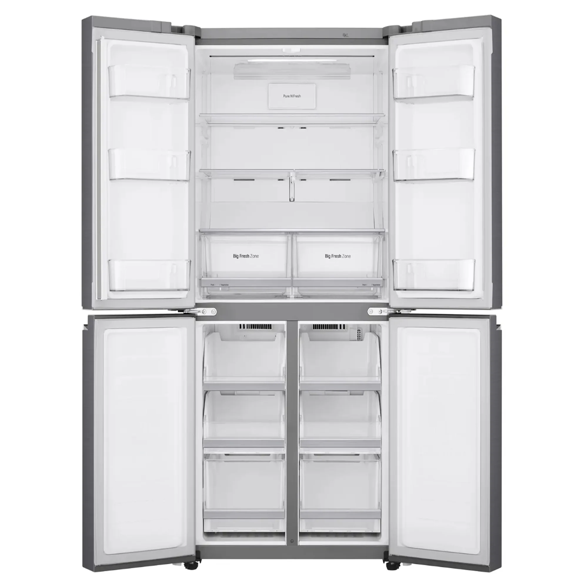 LG French Door Refrigerator 529 L – Nature FRESH LINEARCooling Hygiene Fresh GR-B29FTLPL - Image 3
