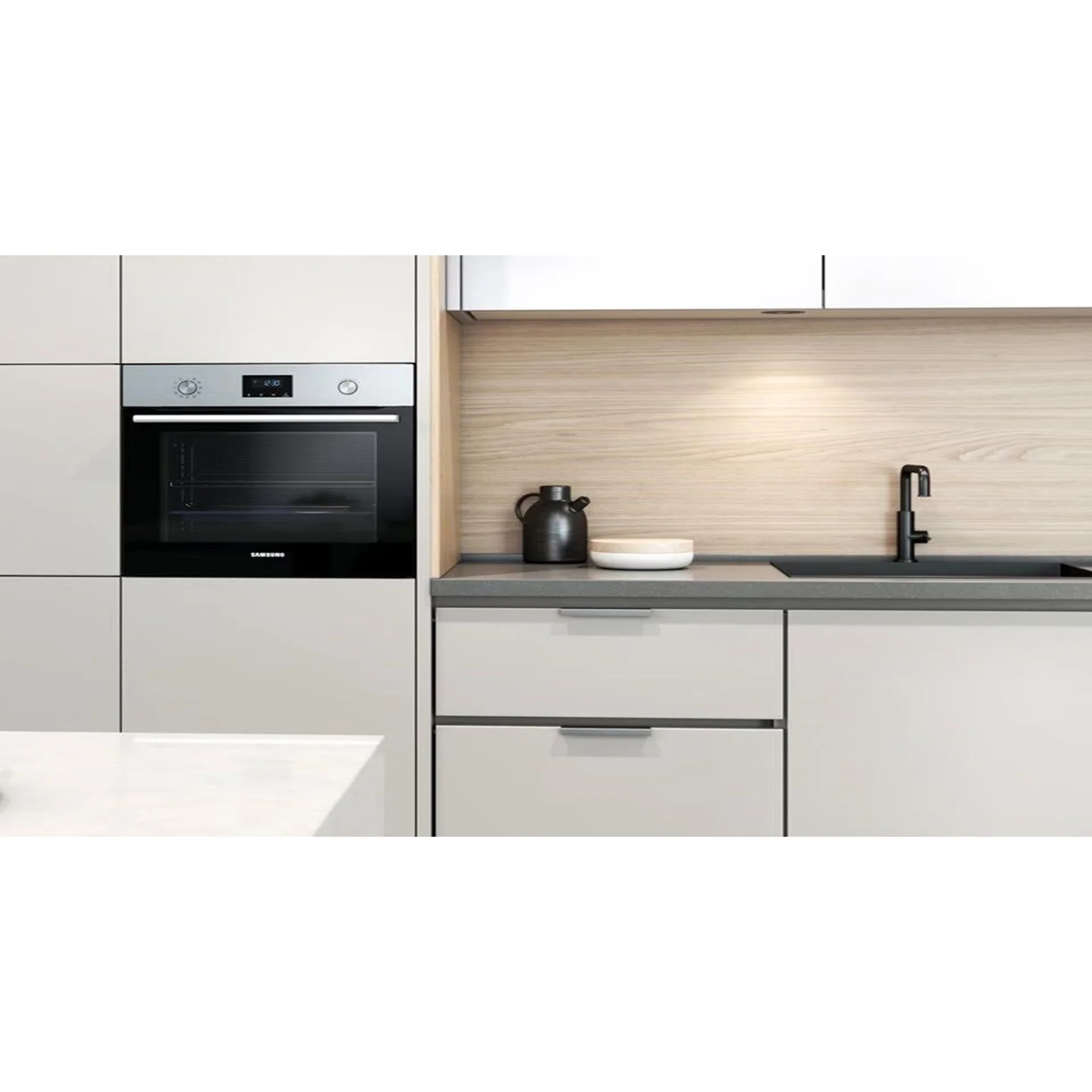 Samsung 68 liters Single Oven Built In Electric in Stainless Steel NV68A1172RS - Image 4