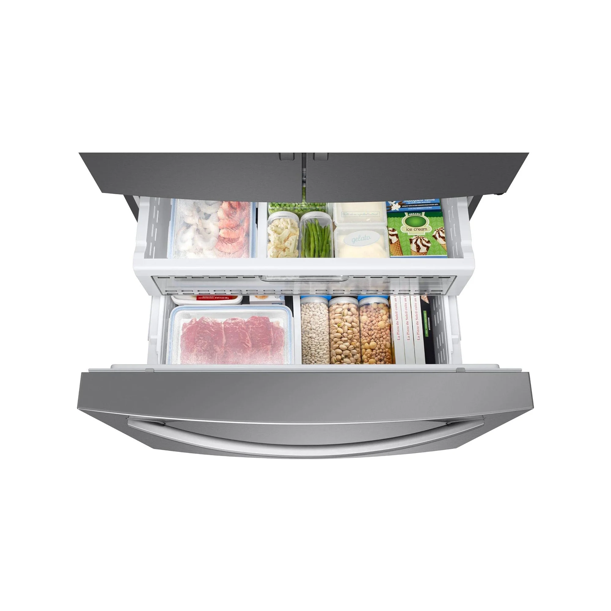 Samsung French Door Refrigerator 630L – Twin Cooling Plus Water & Ice Dispense No Frost RF23R62E3SR - Image 5