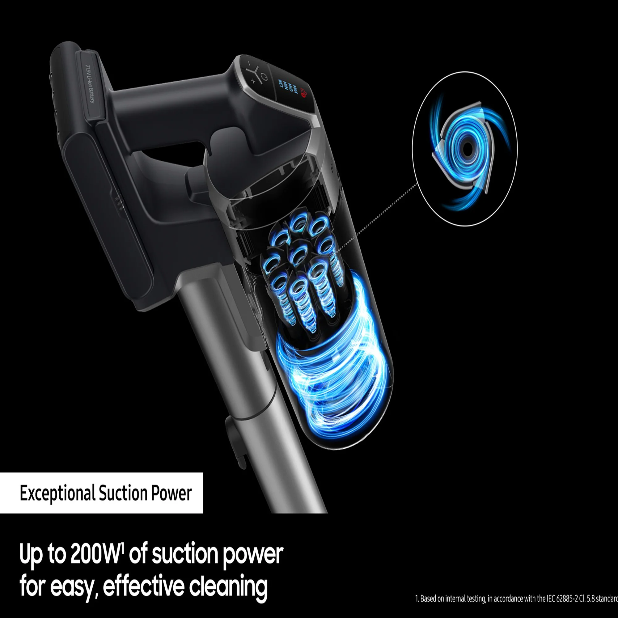 Samsung Jet 75E Cordless Vacuum Cleaner – 200W Suction 60min Runtime Multi-Layer Filtration VS20B75ACR5/WA - Image 6