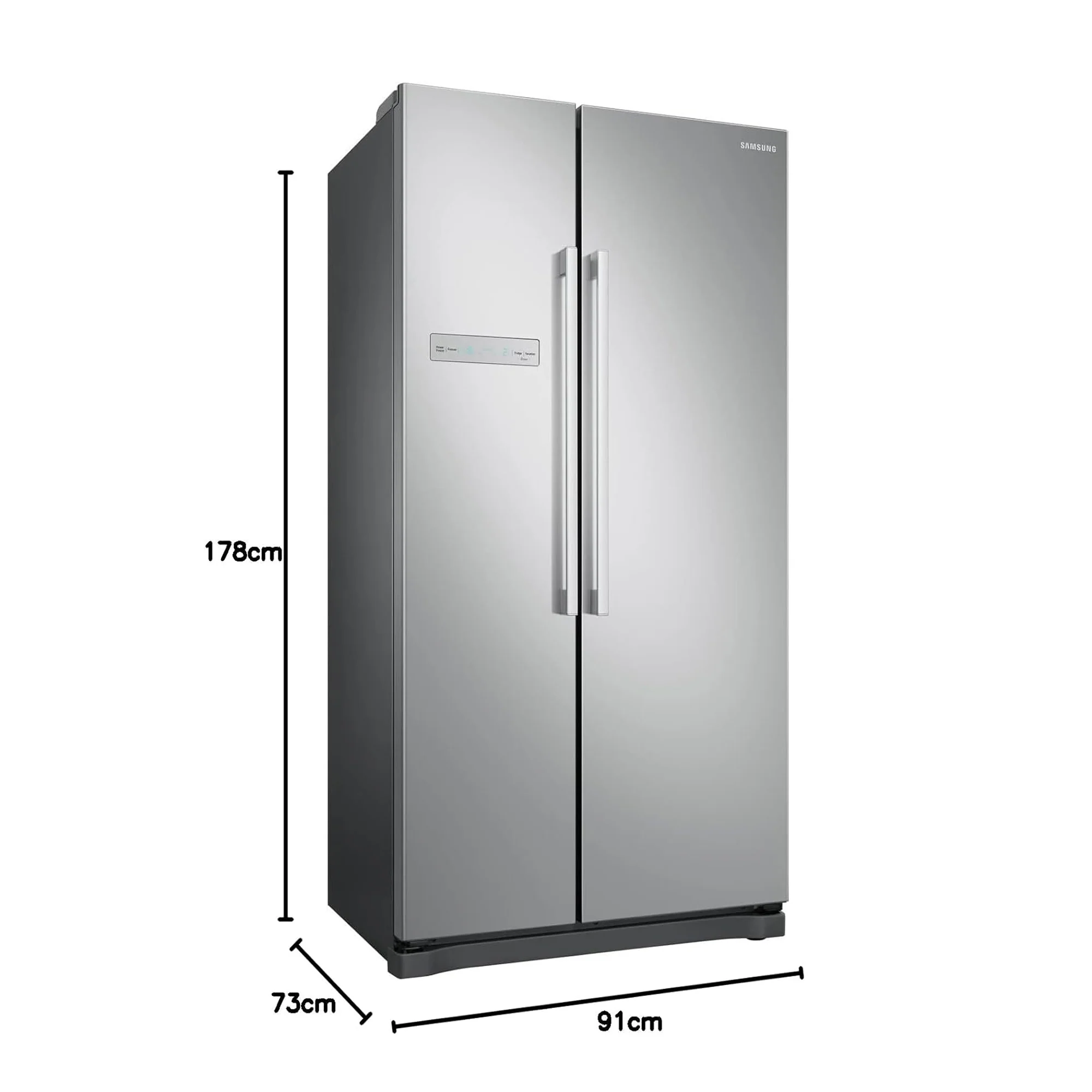 Samsung Side-by-Side Refrigerator 525L – No Frost Digital Inverter All-Around Cooling RS54N3103SA - Image 5