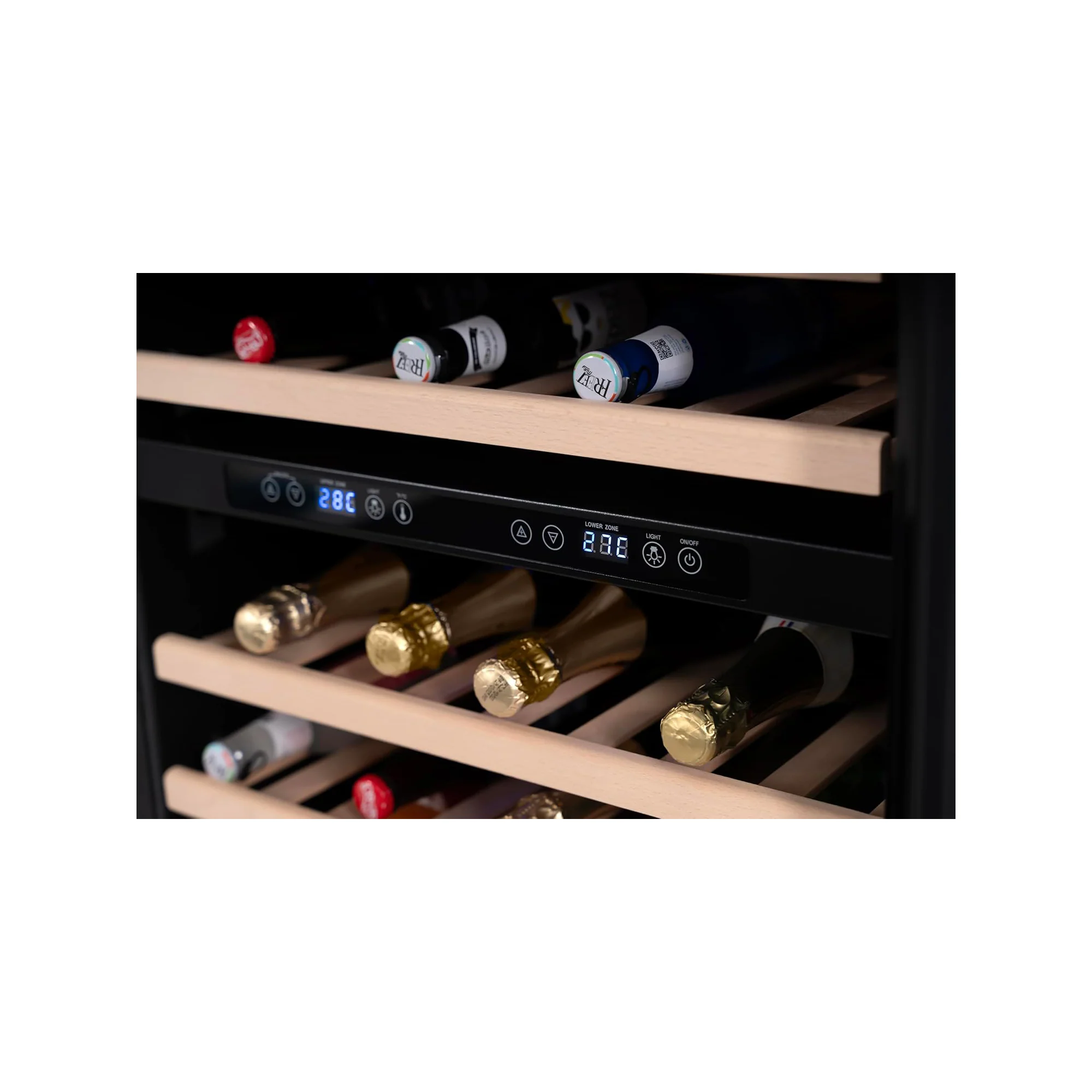 Terim Beverage Cooler 150L – 46 Bottles, Dual Zone Glass Door TERBC50DZ - Image 6