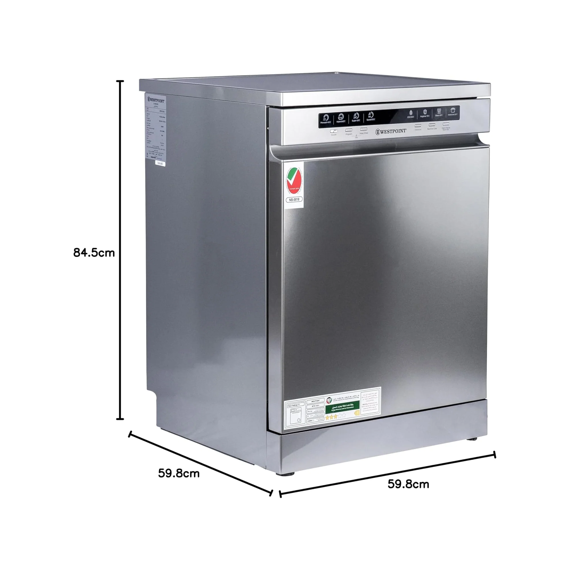 Westpoint Freestanding Dishwasher 13 Place Settings WYS-1323I - Image 5